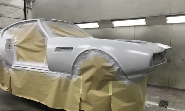 Aston Martin in de epoxy