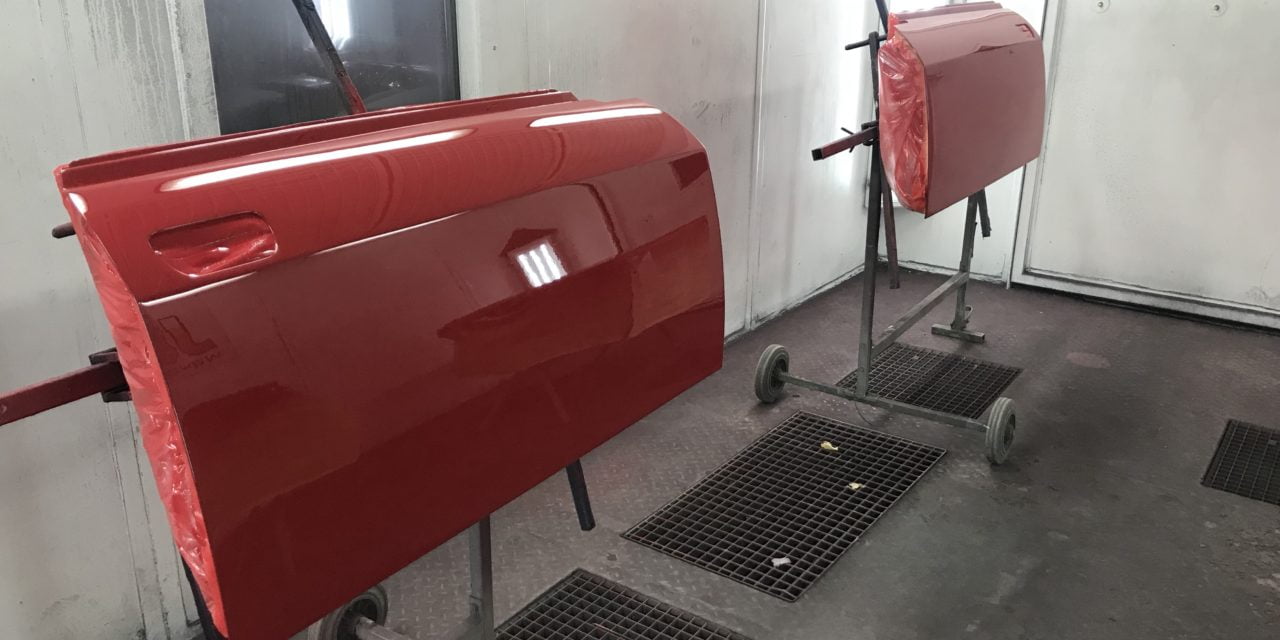 Alfa Romeo delen gespoten.