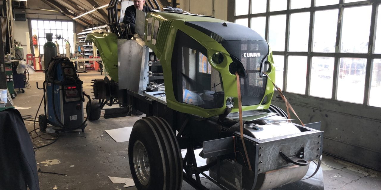 Beplating maken voor trekkertrek tractor