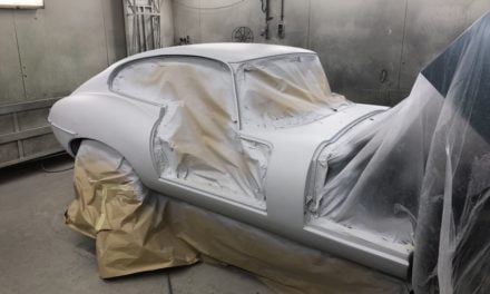Jaguar E-type in de epoxy