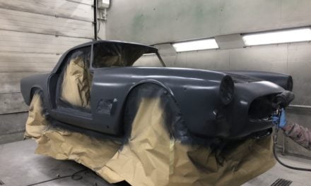 Maserati 3500 GTI staat in de grondverf.