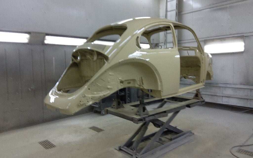Volkswagen Kever in de epoxy