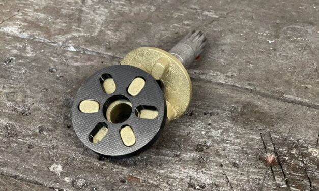 Rubber koppeling opnieuw 3d geprint