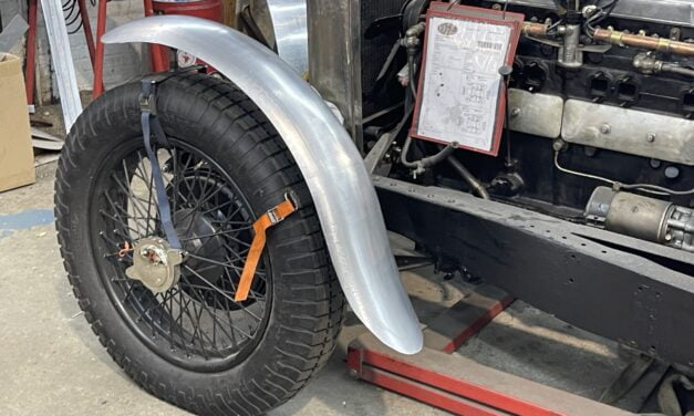 Schermen voor de Bentley Bomber