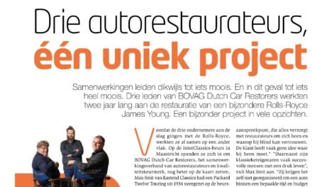 Erg leuk stukje in de Bovag-krant.