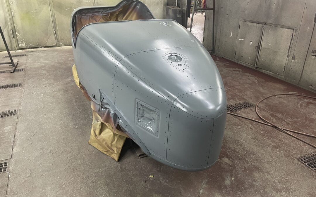 Bentley Bomber Special staat in de kleur.