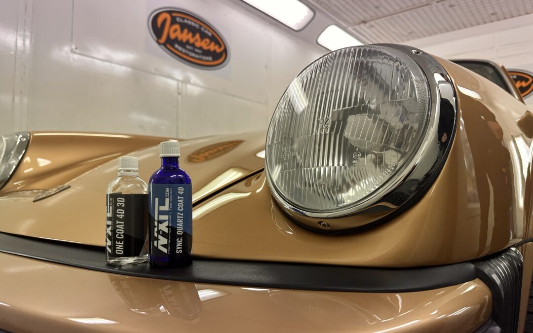 Porsche 911 in de glascoating van N-XTC