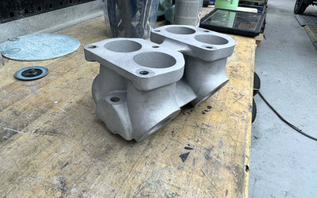 Deze Ferrari inlaat is door ons ontworpen en geprint in aluminium