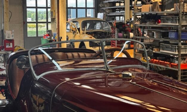 Packard Speed 8 heeft een voorruit
