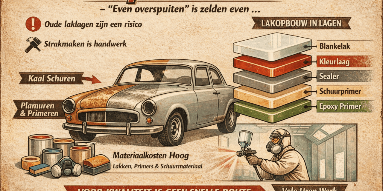 Spuitwerk – waarom “even overspuiten” zelden even is