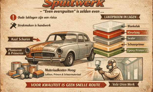 Spuitwerk – waarom “even overspuiten” zelden even is